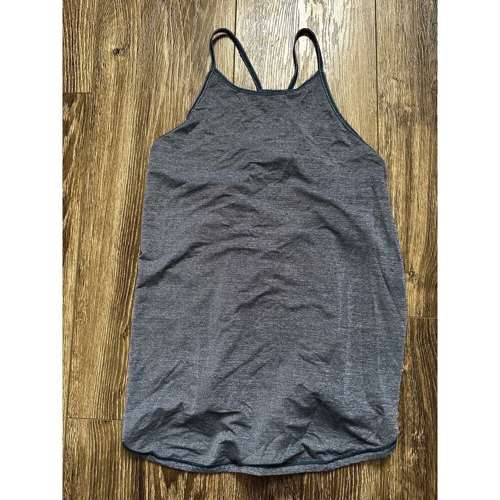 Lululemon Fast As Light Singlet Heathered Gray size 6